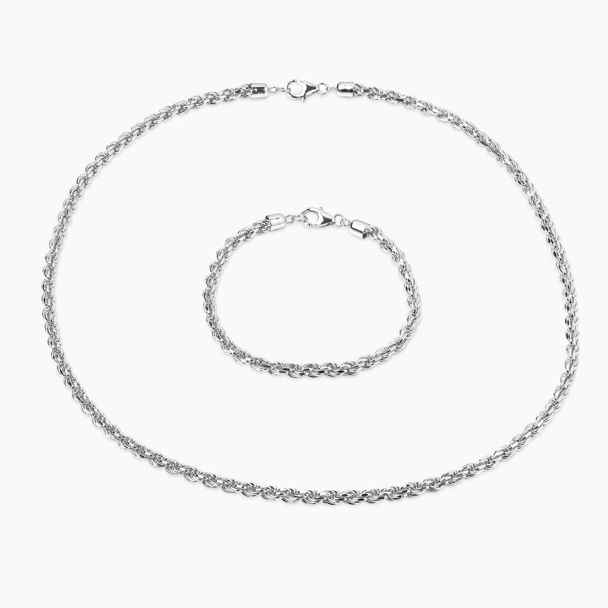 High-polish sterling silver men's Franco necklace in yellow gold