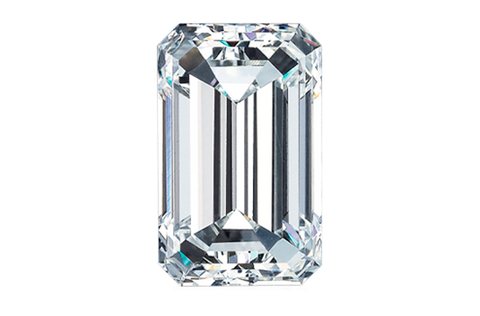 1 Carat / Natural Moissanite / Emerald