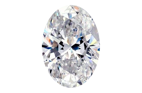 1 Carat / Natural Moissanite / Oval