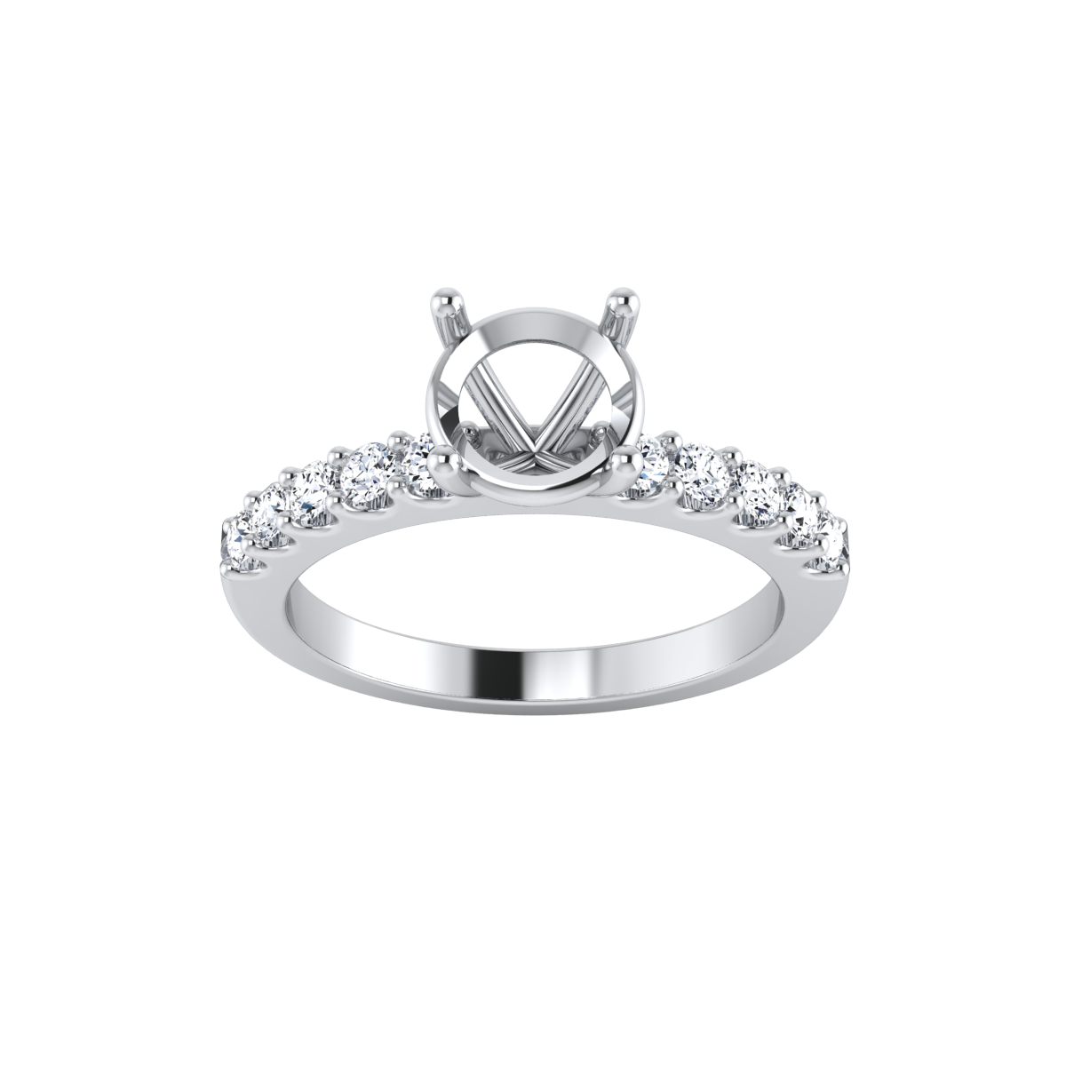 Prong Pavé Setting