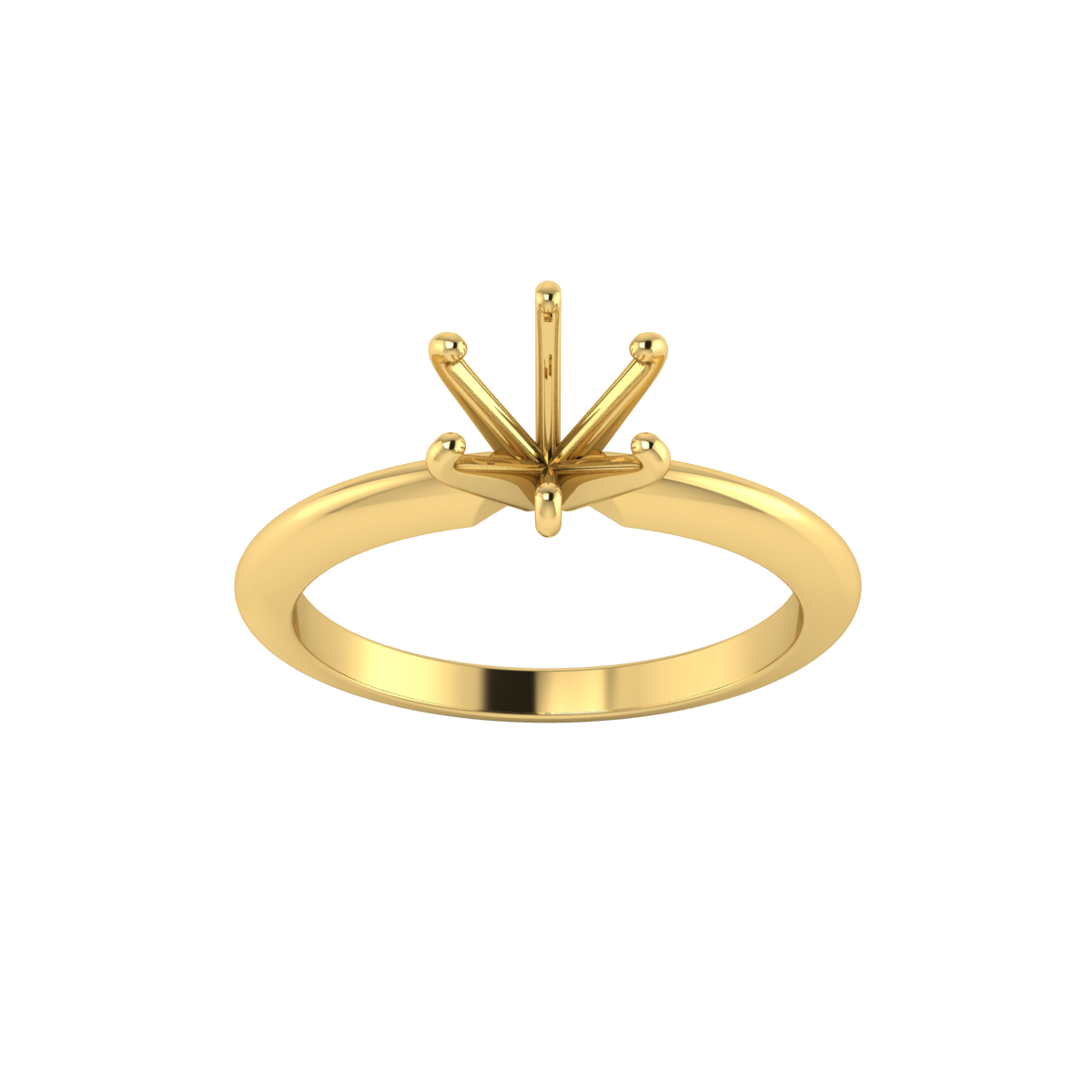 Classic Six Prong Solitaire Setting